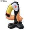 23 Inch Animal Digital Column Aluminum Film Balloon Modeling 0-9 Birthday Scene Decoration