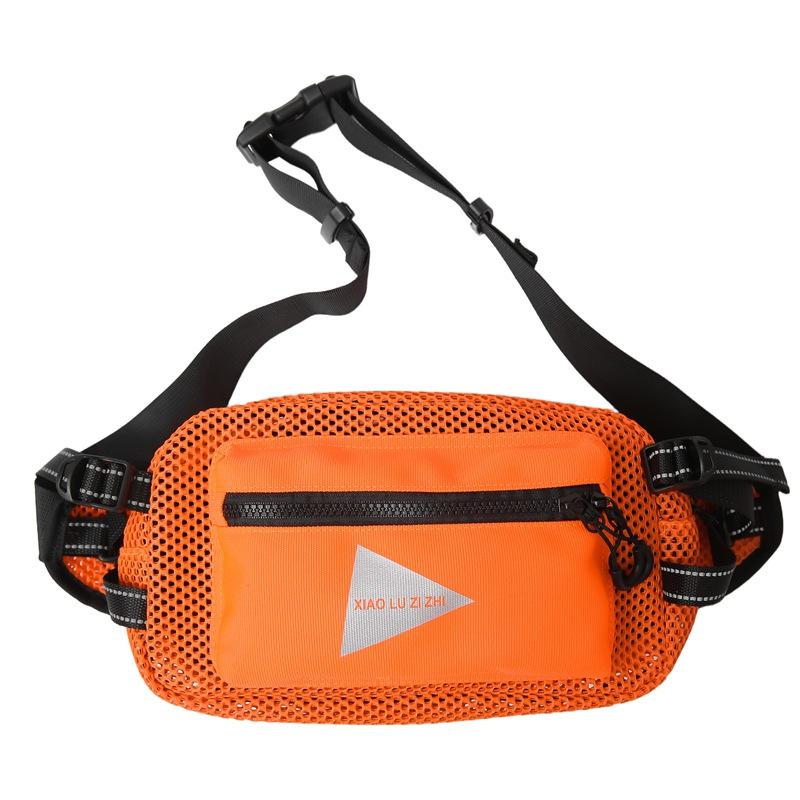 

Outdoor Riding Chest Bag Reflective Waist Bag Shoulder Crossbody Bag помаранчевий
