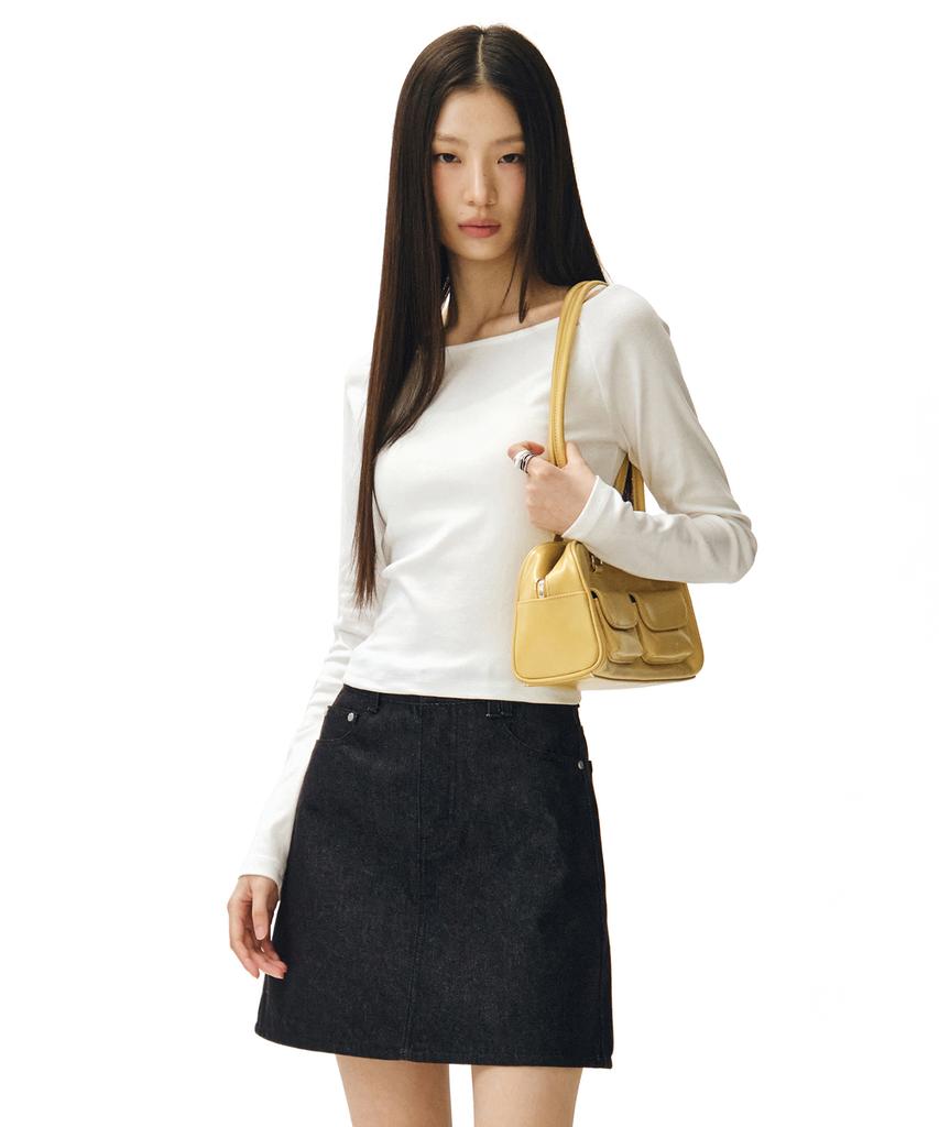 Deketeuumeon Signature Mini Skirt Dcsk001Cpblack