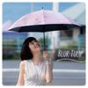 Sun Blackout Blur Blue Light UV UPF Heat Rain or Perfect for and Travel Stylish and Cute for Women [2025] Wpc. Umbrella, Tulip, (100% Blocking, 100%