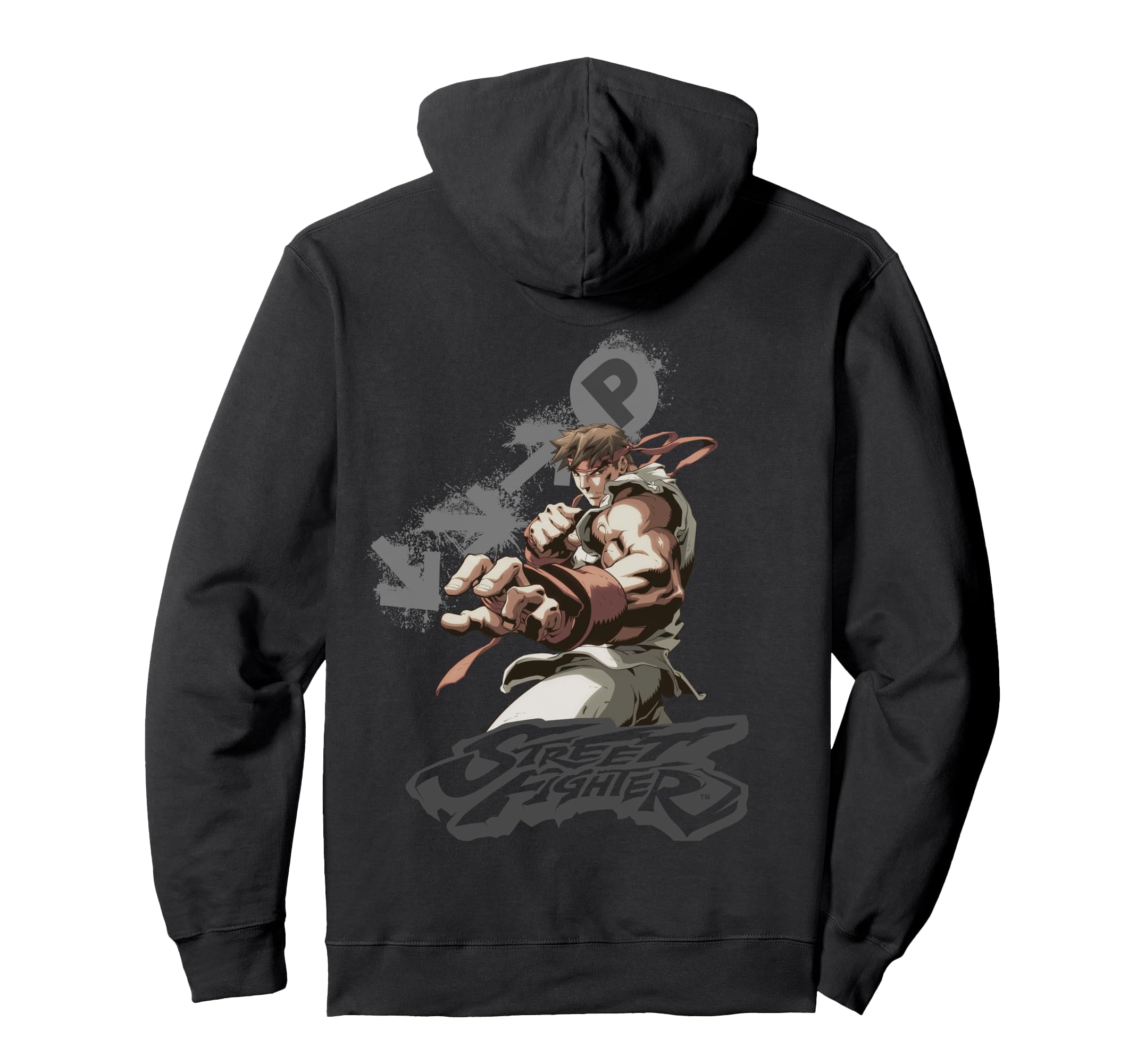 

Street Fighter Ryu Portrait Fireball Epic Showdown Gamer Hoodie