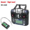 FLYSKY FS-i6 I6 Transmitter 2.4G 6CH Radio Remote Controller With iA6 iA6B X6B A8S R6B iA10B FS2A Receiver for RC Drone Airplane