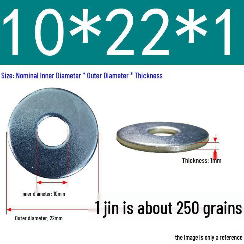 Galvanized Oversized Metal Washers M3-M60