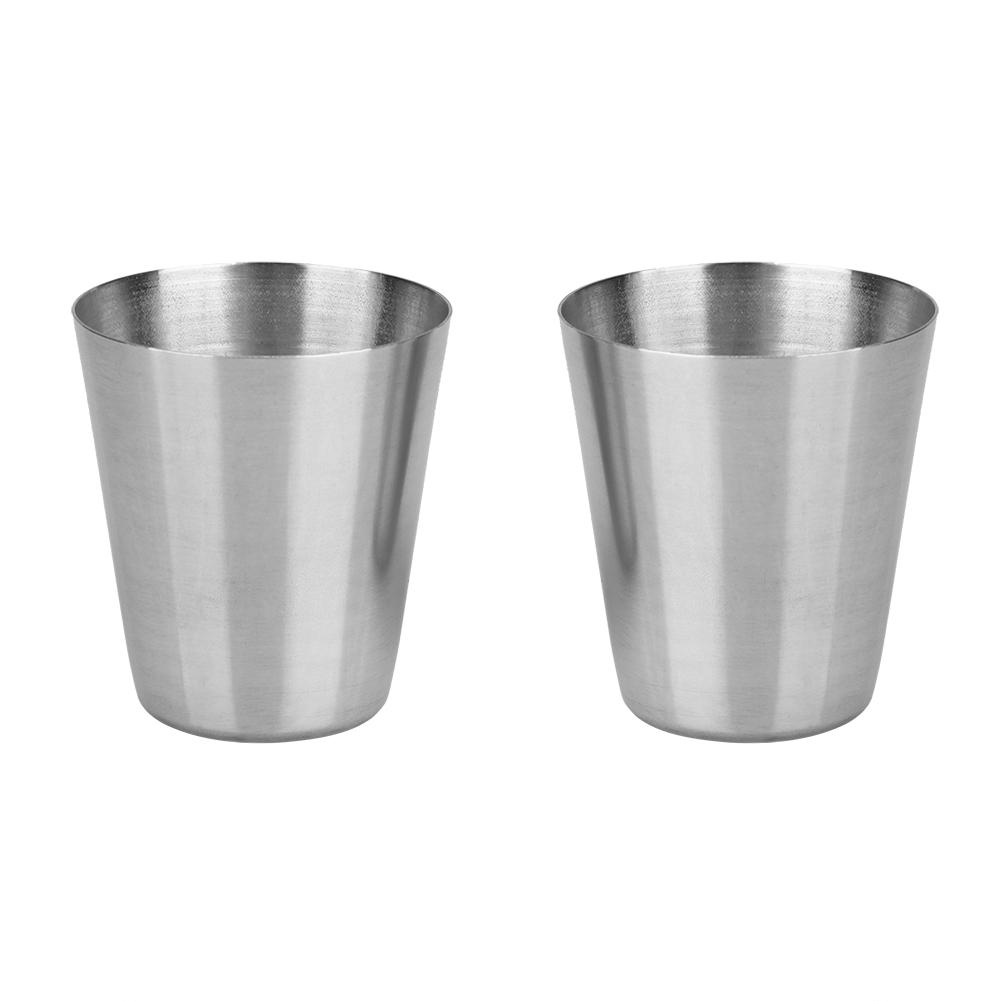 Nerezový trychtýř na alkoholovou baňku o objemu 7 oz se dvěma kelímky na víno jako dárek k narozeninám(Kartáčovaný)