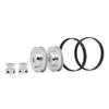 Timing Belt Pulley Kit GT2 60 Teeth 20 Teeth Reduction Belt Width 6mm Bore 5mm