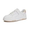 Spring 2023 Women's Flat Heel White Sports Shoes: Versatile, Plus Size (41-43), Celebrity Style
