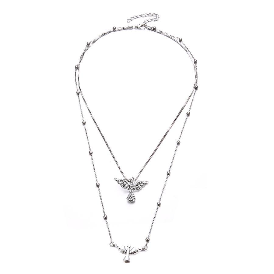 

Alloy Natural Simple Elf Necklace Women s Necklace Gift for Women срібний