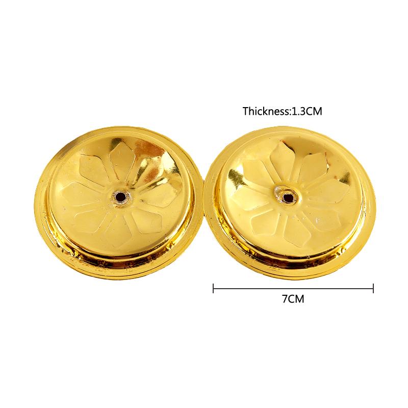 2Pcs Oil Lamp Floating Wick Holders Enshrine Supplies For Buddha Lamp Long Light