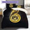 BVB092 Pattern Bedding Quilt Set  Home Decoration  Gift (1 * Duvet Cover + 2 * Pillowcase  Without Core)
