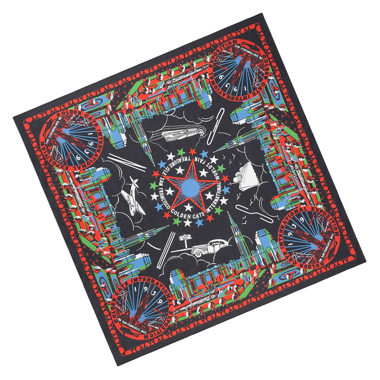 

21 Golden Gate Pattern Bandana Head Scarf Turbans for Women Men Street Style Turban Unisex Head Wrap Bandana чёрный