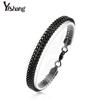 Men's Square Fish Scale Titanium Steel Bracelet, Simple Atmosphere Gold, Silver and Black Three-color Electroplated Bracelet