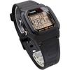 Casio Standard Digital Men's Watch W-800HG-9AV Black Gold LCD Water Resistant