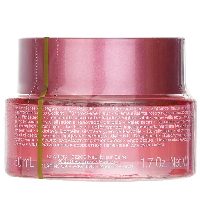 CLARINS Multi-Active Nut (Niacinamide + Sea Holly Extract) Skin Renewing Line - Smoothing Night Cream for Dry Skin