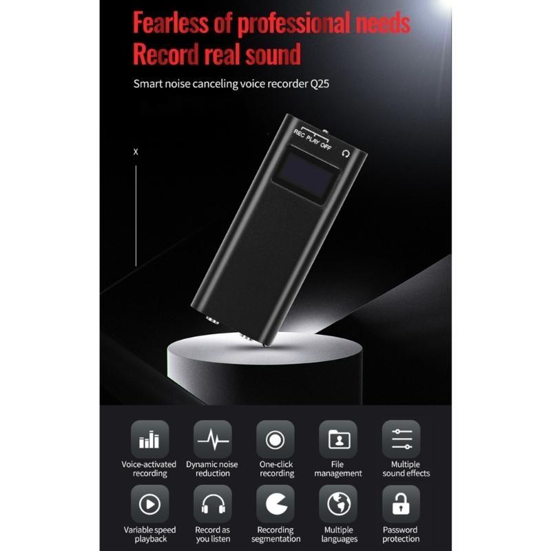 16GB Digital Voice Recorder 192Hrs Long Hours Storage Capacity for Lectures Meetings Interviews Clear Sound