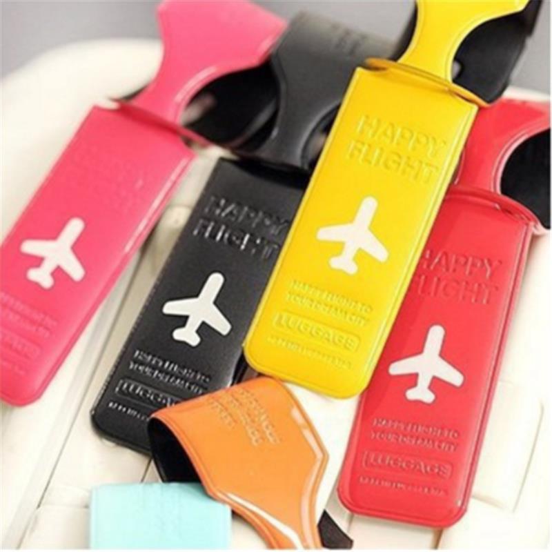 Creative Travel Luggage Tag Suitcase ID Address Label Baggage Boarding Tag Portable Label Holder Bag Accessories