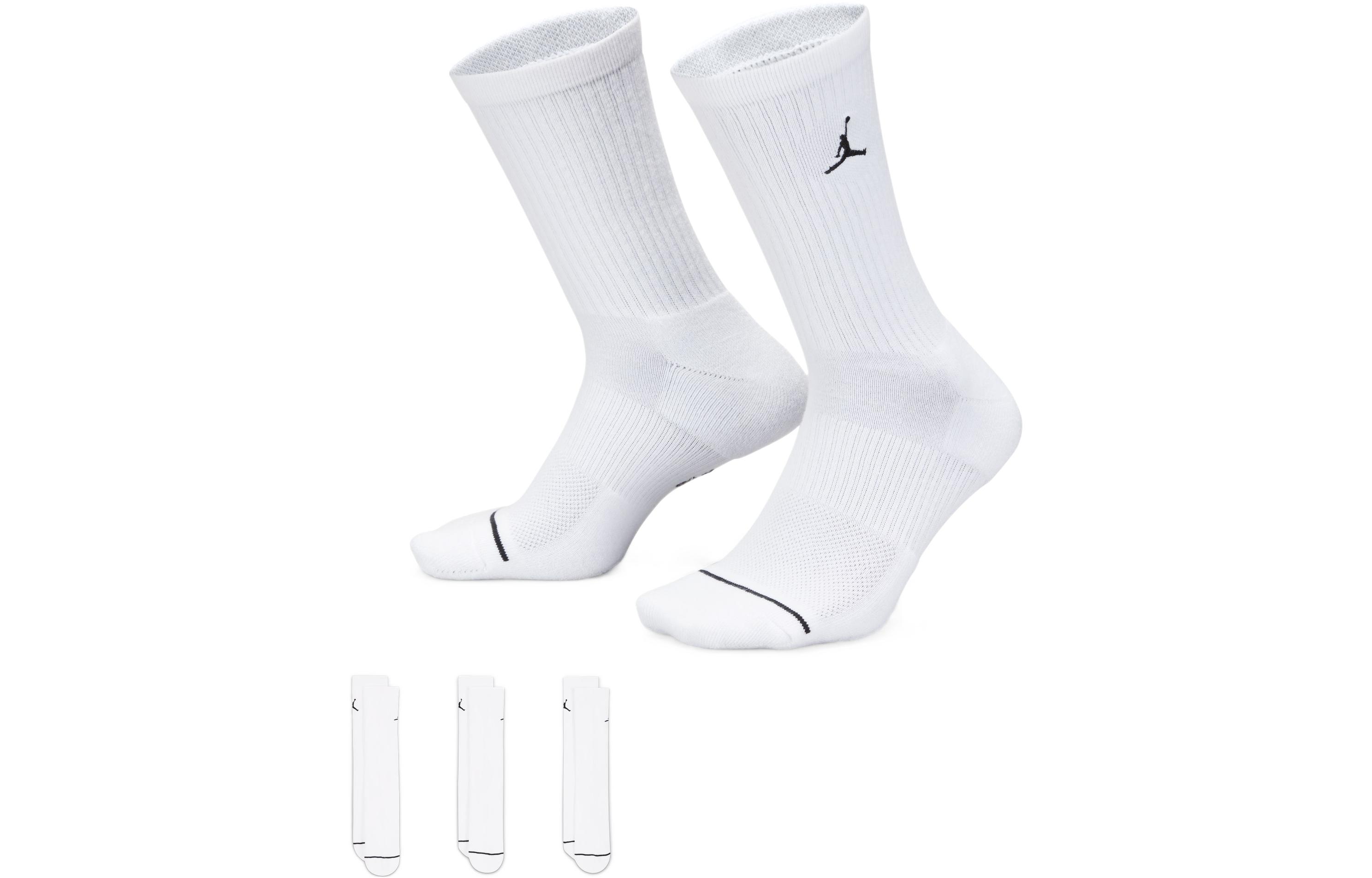 Jordan Everyday Crew Socks 3 Pairs DX9632-100 M
