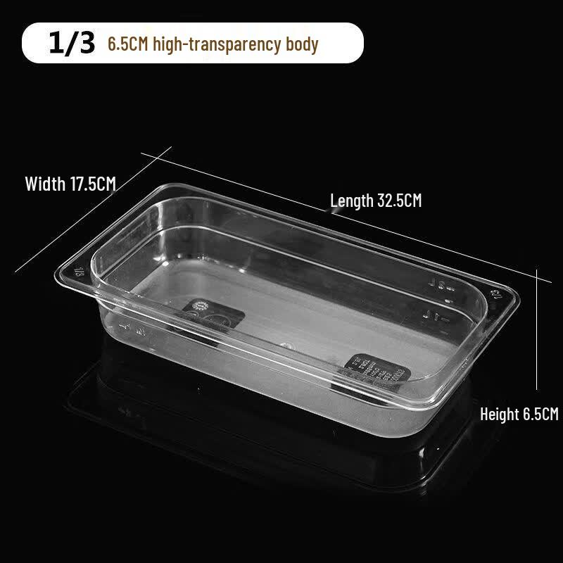 Qianxing Acrylic Transparent Food Pan Display Box