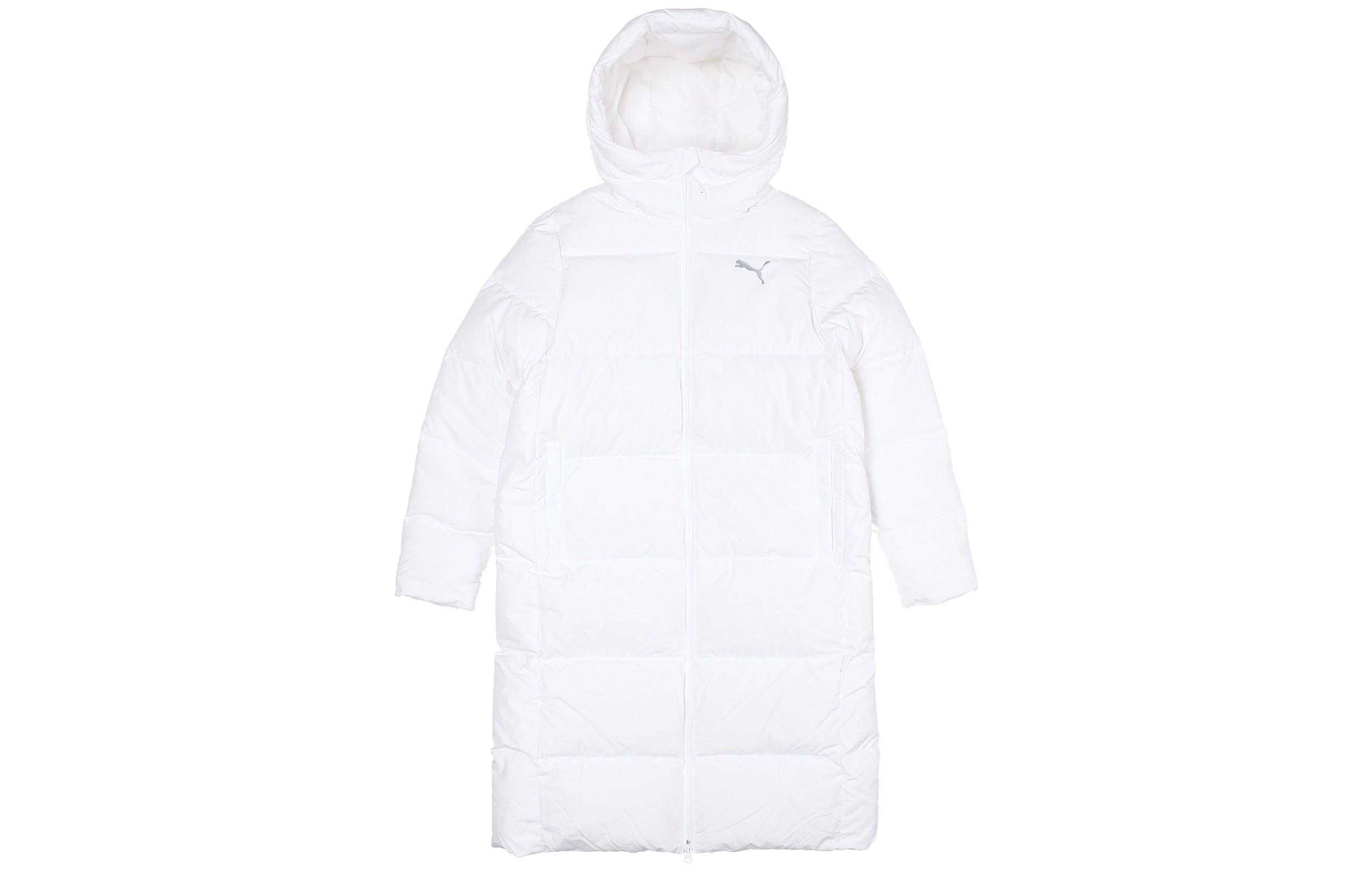 PUMA Down Jackets Women s White Hooded Moderate Other 585107-02 XXL