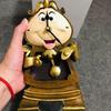 Beauty and the Beast Collection: Lumiere Candelabra & Cogsworth Pendulum Resin Table Clocks