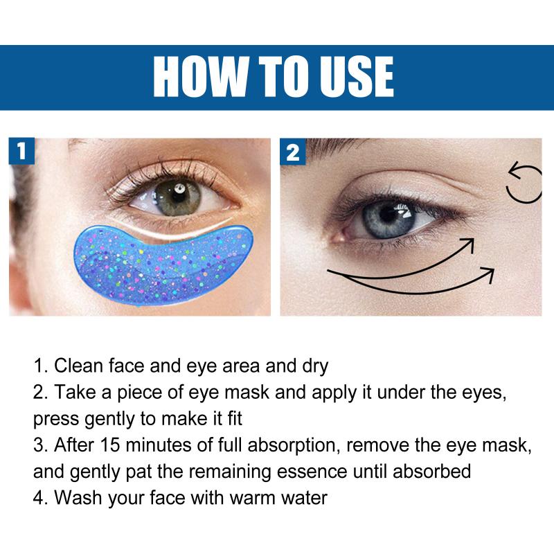 Collagen Eye Mask Anti Dark Circles Under The Eyes Moisturizing Anti-Wrinkles Anti-Aging Eye Patches