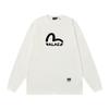 EV God Da M Print Long Sleeve T Shirt Men Women Loose Casual