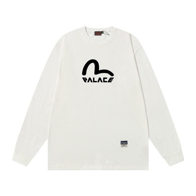 EV God Da M Print Long Sleeve T Shirt Men Women Loose Casual