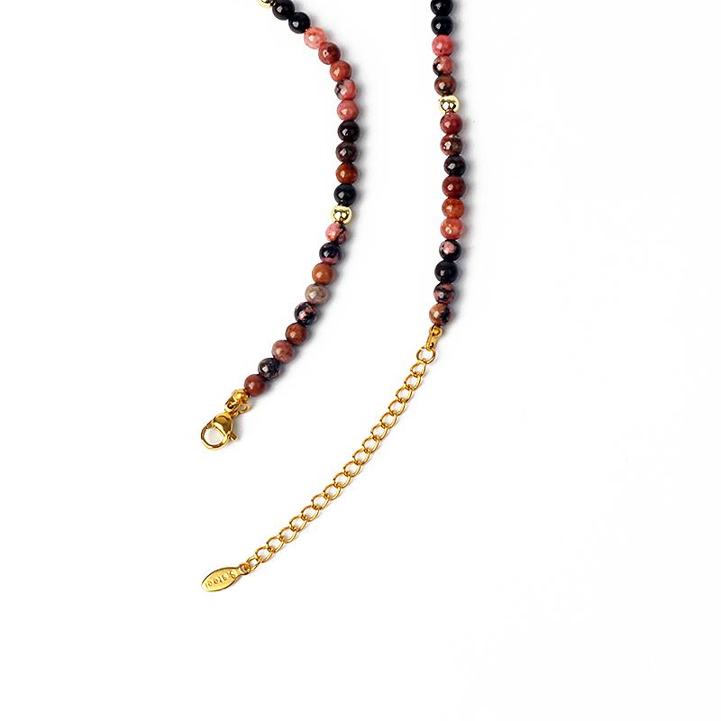 Reiki Nature Stones Necklaces for Women Fashion 4mm Bead Agates Quartz Crystal Lapis Lazuli Choker Men Female Jewelry Party Gift