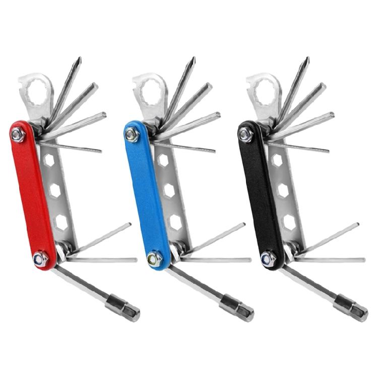 13-in-1 Multifunktions-Fahrradreparaturwerkzeug Fahrrad Faltreparaturwerkzeug Essentiell