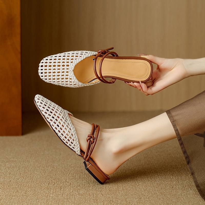 

Krazing Pot Микрофибра Мюли Плетение Лето Размер 41 Низкий Каблук Слингбэк Вечеринка Туфли Женские Квадратный Носок Гладиатор Вырезы Лодочки 41 слоновая кость