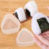 2pcs Triangular Plastic Sushi Rice Ball Maker Mould Onigiri Mold Set Kitchen Gadgets Stuff Transparent Bento Accessories