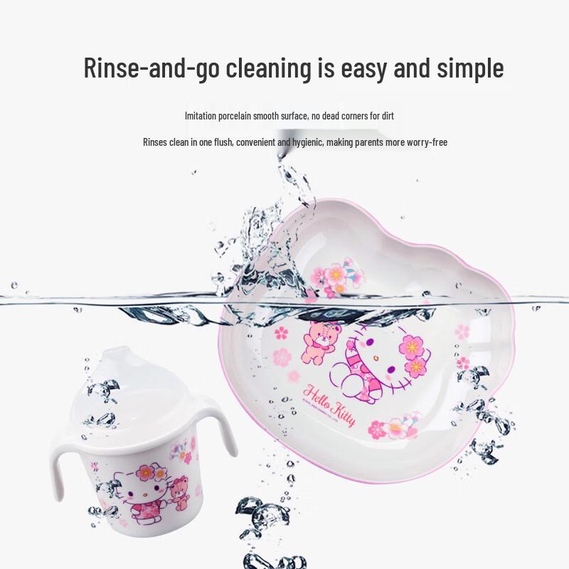 WUHE Sanrio Sakura Kids Melamine Bowl Set (5-Piece)