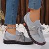 Large size 2025 new single shoes women's comfortable flat-bottomed non-slip soft-soled casual women's shoes
