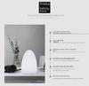 Rechargeable Remote-Control LED Table Lamp - Egg-Shaped, Colorful Night Light for Restaurant and Bedroom Decor