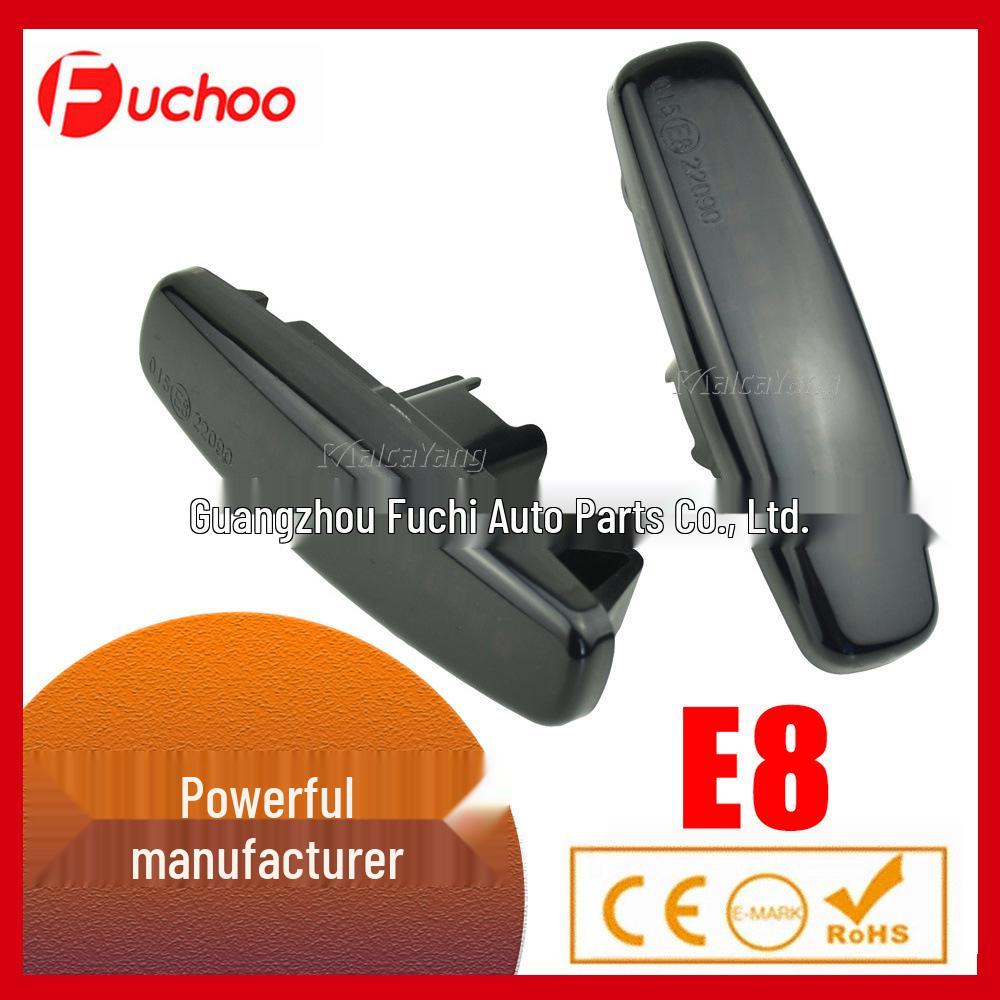 Infiniti Smoked LED Sequential Flowing Fender Side Marker Turn Signal Lights ABS