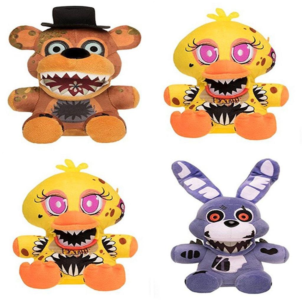 Jucărie de pluș Five Nights At Freddy's Animal moale de pluș Chica Bonny Foxy Cadou pentru copii 18cm
