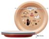 Skater Plate Set of 4 Plastic Plate 21cm Delivery Service 23 Studio Ghibli Made in Japan Kiki's P5P-A