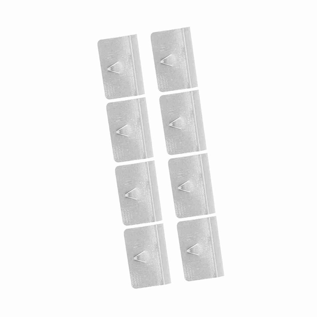 8Pcs Car Wind Rain Deflector Channel Stainless Steel Fixing Retaining Clips Fit for HEKO G3
