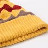 Women's Autumn Winter Plush Warm Knit Hat Chenille Soft Wave Wool Ball Wool Hat