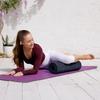 Roller for massage exercises 45 cm - black