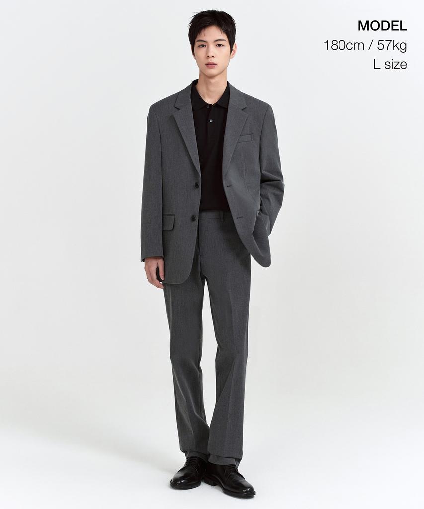 Musinsa Standard Oversized Blazer [Medium Grey]
