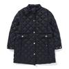 The Coffee Bean   Tea Leaf Navy Ribbon Quilting Coat Ba12ct01nv