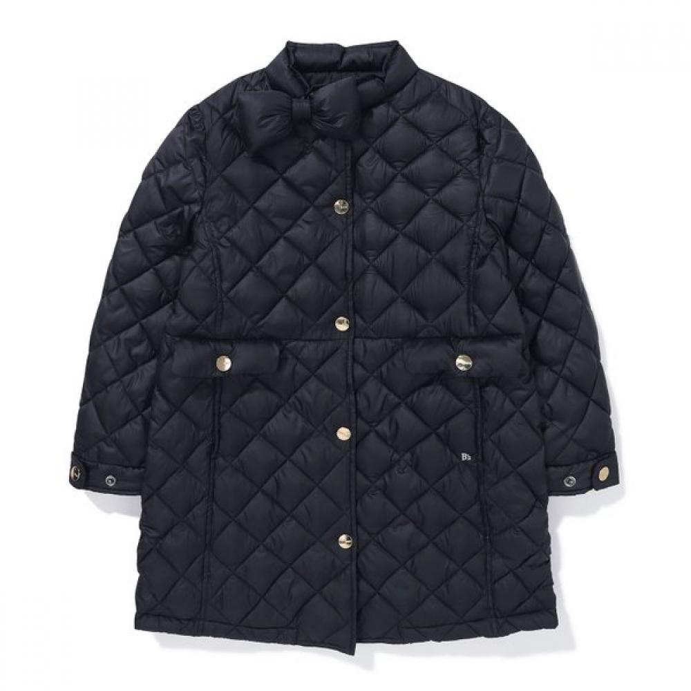 The Coffee Bean   Tea Leaf Navy Ribbon Quilting Coat Ba12ct01nv