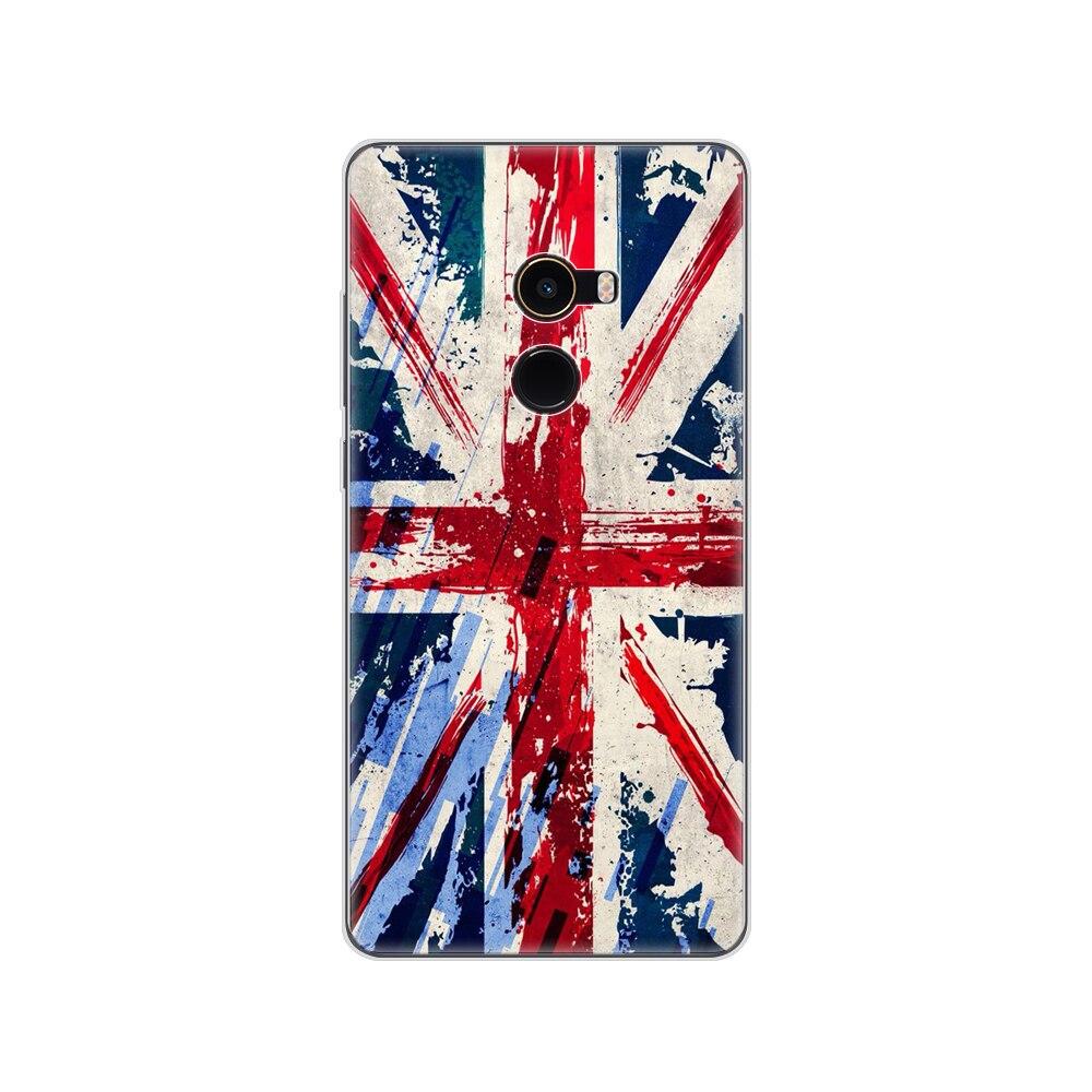 Soft Case for Xiaomi Mix 2 Silicon Case for Xiaomi Mi Mix 2 Mix2 Back Cover Protective Printing Transparent Coque