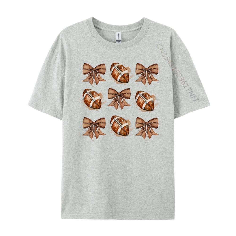 Coquette Bow American Football Player Touchdown Season Oversized T Shirt Men Woman Oversized T Shirt Men Mothers Day