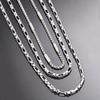 1 Meter/lot Stainless Steel Handmade Chain Square Pearl 3:1 Chain Box Necklace Chain For DIY Jewelry Making Wholesale Bulk Chain