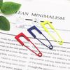 Candy Color Spray Paint Iron Pin Color Square Head Large Safety Pin Trend Brooch Clothing Fixed Accessories