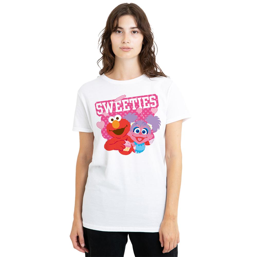 Sesame Street Womens/Ladies Sweeties Elmo Valentine`s Day T-Shirt