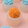3D Flower Series Silicone Candle Mold Home Handmade Rose/Peony Scented Candle Making Supplies Diy Chocolate Cake Baking Tools