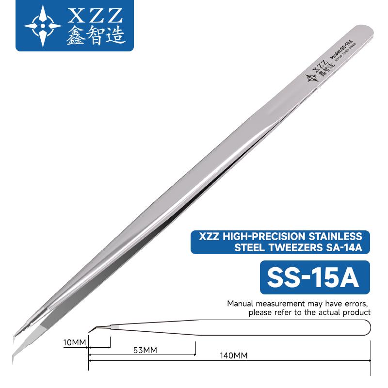 XZZ SS-11A/B/C/D/15A 3D STAINLESS STEEL TWEEZERS for Phone Maintenance Flying Wire Spot Welding Tweezer Tin IC Chip Forceps
