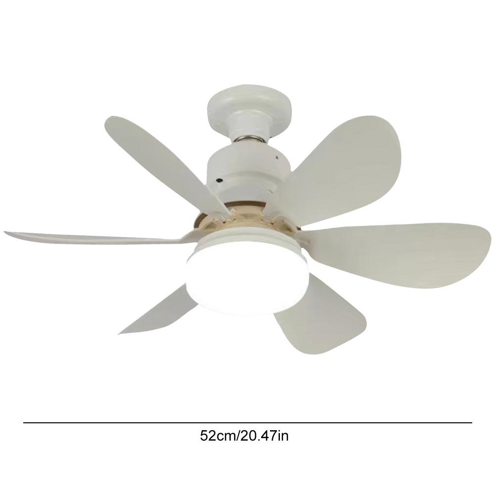 Ceiling Fan with Light Chandelier Ceiling Fan with Remote Control Silent LED Light Fan Timing Indoor Ceiling Fan for Home Office